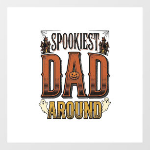 Halloween Dad Shirt Spooky Father Vintage Engravin