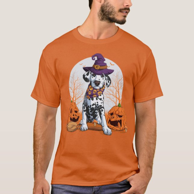 Halloween Dalmatian T-Shirt (Front)