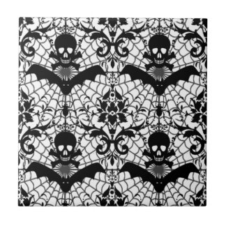Halloween Damask Tile