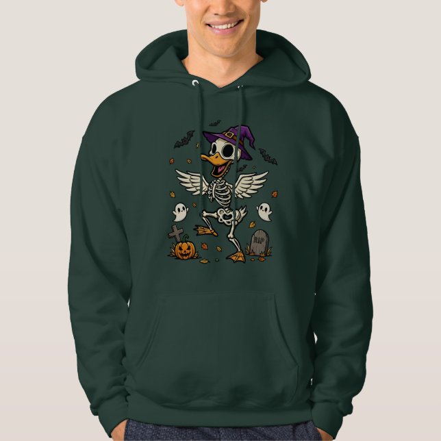 Halloween Dance Duck Hoodie (Front)