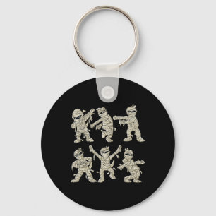 Halloween Dancing Mummy Dance Challenge Boys Girls Key Ring