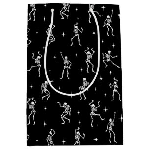 Halloween Dancing Skeletons Medium Gift Bag