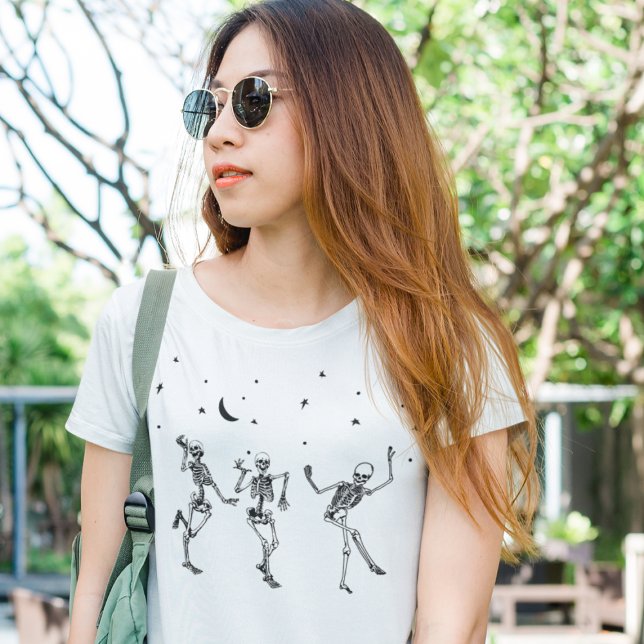Halloween Dancing Skeletons   T-Shirt (Creator Uploaded)