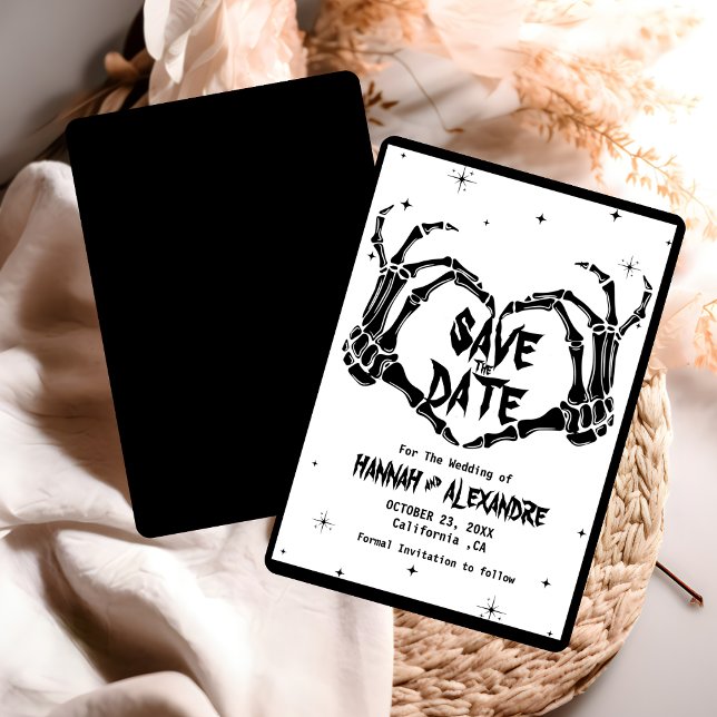 Halloween Dark Moody Gothic Wedding  Save The Date (Creator Uploaded)