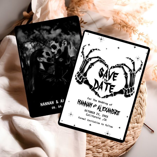 Halloween Dark Moody Gothic Wedding  Save The Date (Creator Uploaded)