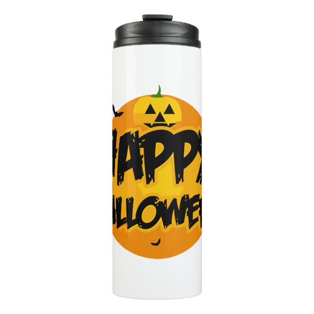 halloween day     thermal tumbler (Front)