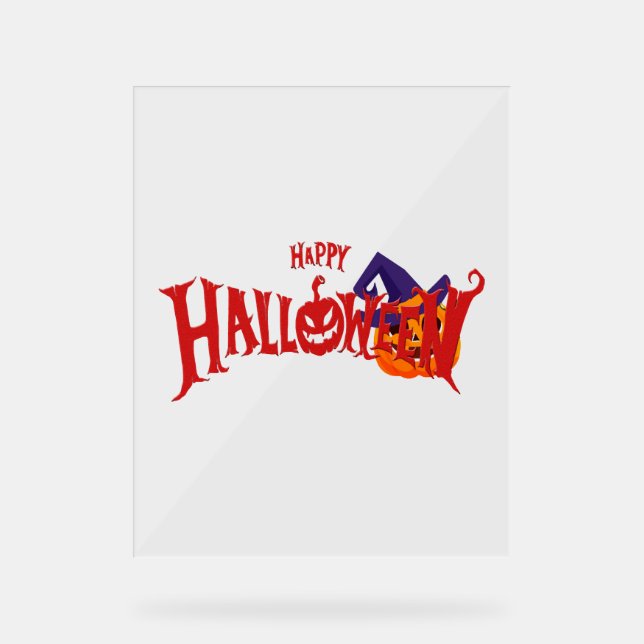 halloween Days Acrylic Sign (Front)