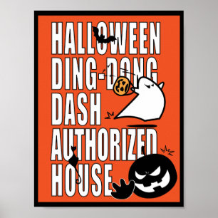 Halloween DDD authorised house Poster