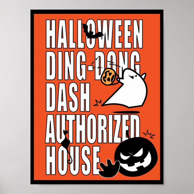 Halloween DDD authorised house Poster (Front)