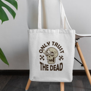 Halloween Dead Zombie Skull Tote Bag