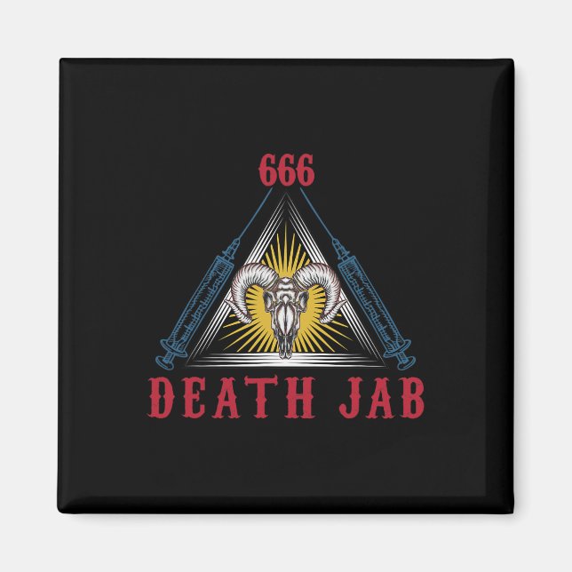 Halloween Death Jab Mad Scientist Evil Genius  Magnet (Front)