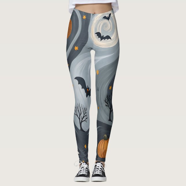 Halloween Death Night Leggings (Front)