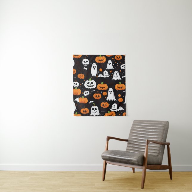 halloween decor design tapestry (In Situ)
