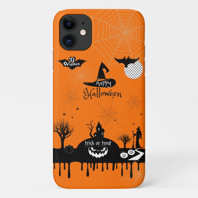 Halloween Decoration Treat or Trick Monster Case-Mate iPhone Case (Back)