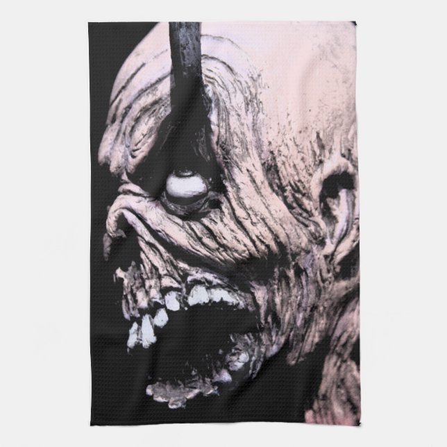 Halloween Decorations Zombie Home Decor Kitchen Tea Towel (Vertical)