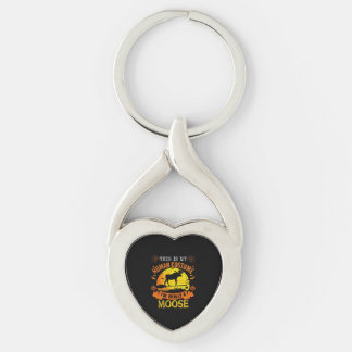halloween deer key ring