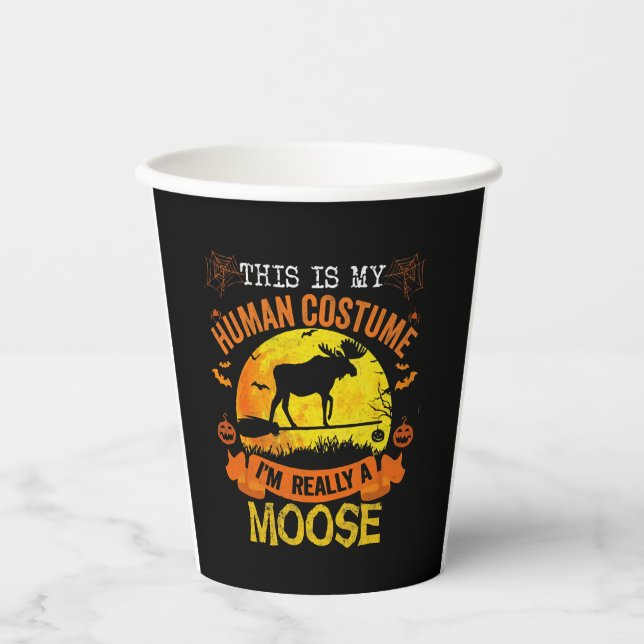 halloween deer paper cups (Front)