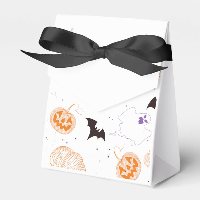 Halloween Delights  Favour Box (Front Side)