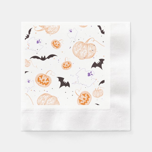 Halloween Delights  Napkin (Front)