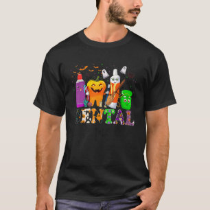 Halloween Dental Squad Pupmkin Dental Crew Assista T-Shirt
