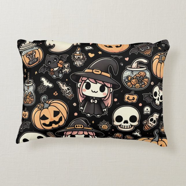 Halloween Design Decorative Cushion (Back)