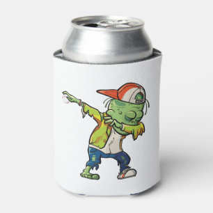 Halloween Design for Baseball Lovers Can Cooler