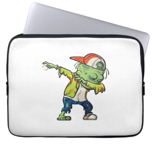 Halloween Design for Baseball Lovers Laptop Sleeve