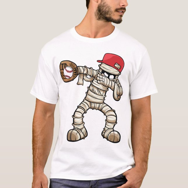 Halloween Design for Baseball Lovers T-Shirt (Front)