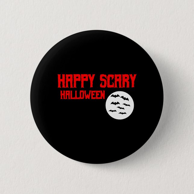 Halloween Design party 6 Cm Round Badge (Front)