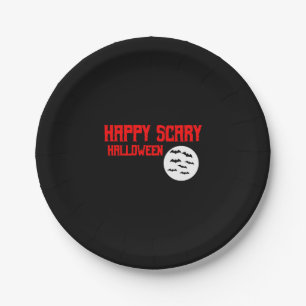 Halloween Design party Paper Plate
