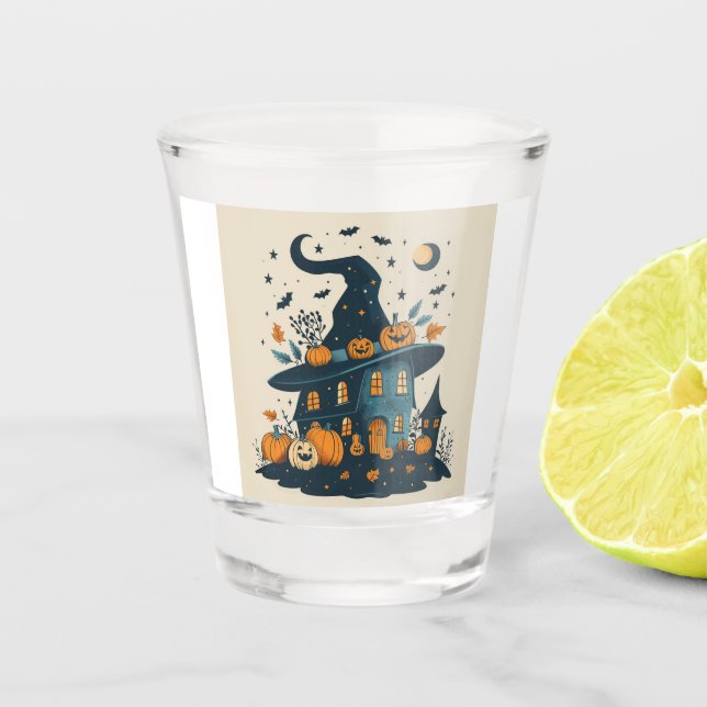 Halloween  Design Shot glass (Front)