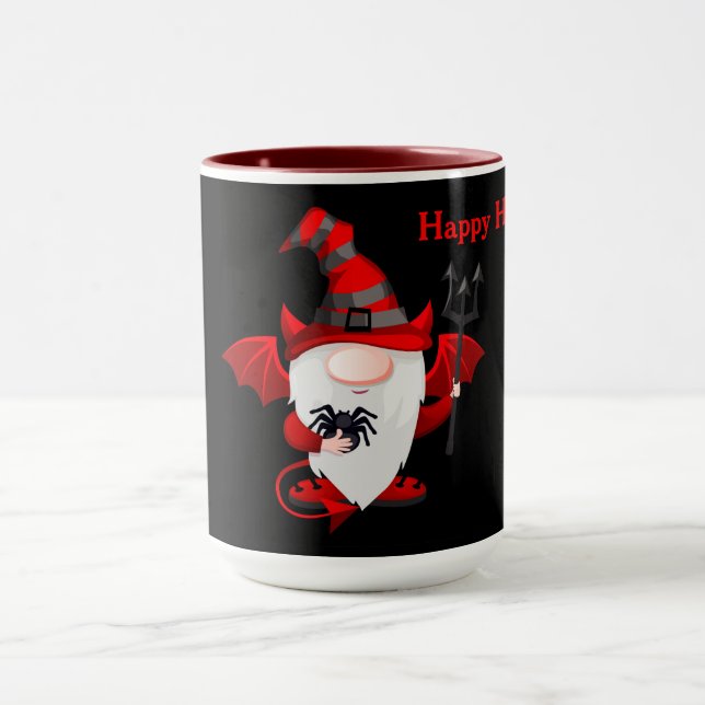 Halloween Devil Gnome Mug (Center)