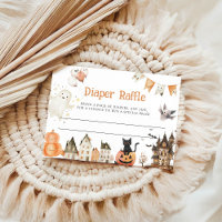Halloween Diaper Raffle Cards 
