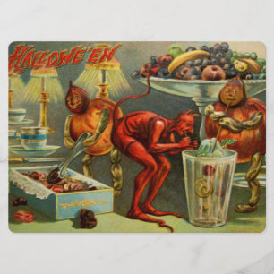 Halloween Dinner Card
