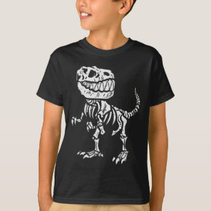 Halloween Dino Skeleton Trex Boys Kids Toddler You T-Shirt
