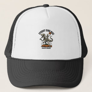 Halloween Dinosaur Skeleton Vintage Trick Ride_1 Trucker Hat