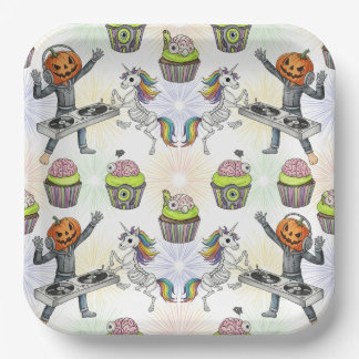 Halloween Disco, by Natasha Us Paper Plate