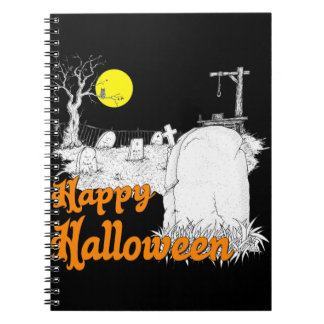 Halloween DIY Spiral Notebook