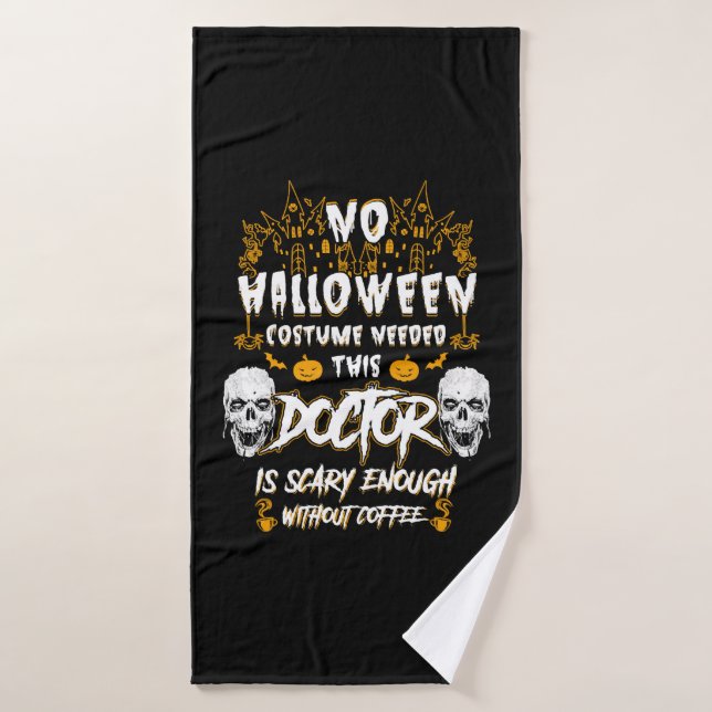 Halloween Doctor Bath Towel (Bath Towel)