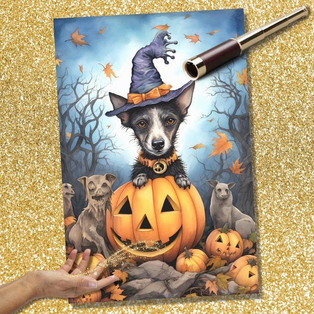 Halloween Dog 2 Decoupage Paper (Creator Uploaded)