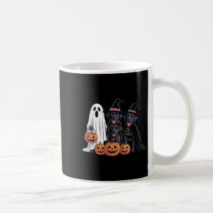 Halloween Dog Black Labrador Lovers Pumpkins Spook Coffee Mug