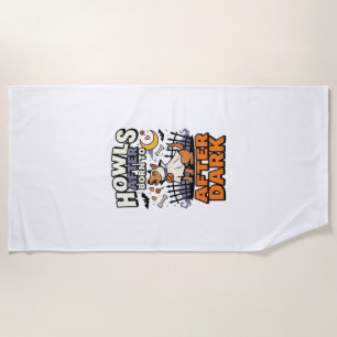 Halloween Dog Boo Crew (5) Beach Towel
