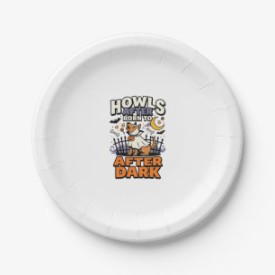 Halloween Dog Boo Crew (5) Paper Plate