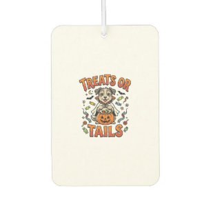 Halloween Dog Candy Mischief Car Air Freshener
