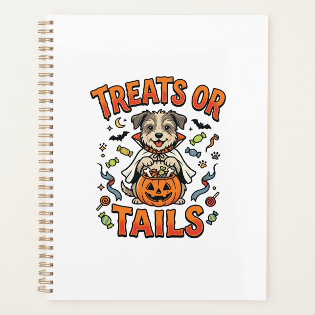 Halloween Dog Candy Mischief Planner (Front)