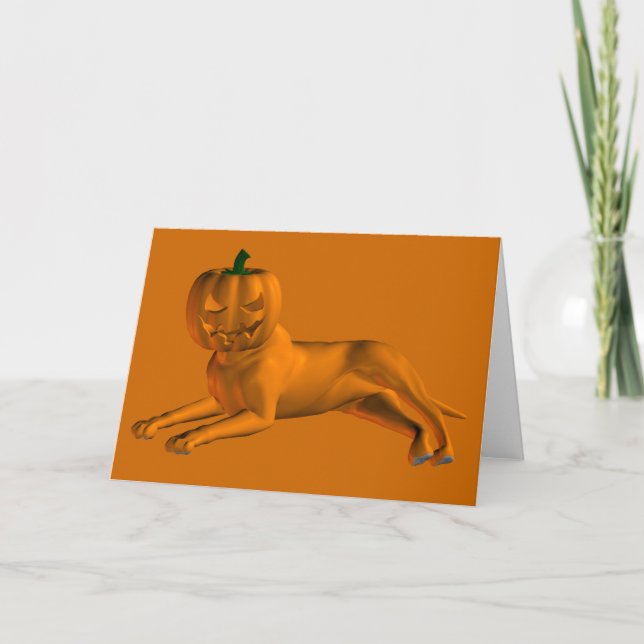 Halloween Dog Card (Front)
