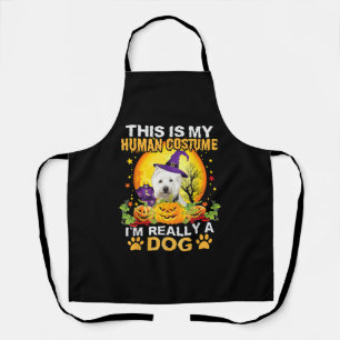 Halloween dog costume apron