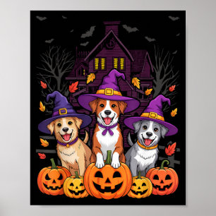 Halloween Dog Costume For Women Men Poster