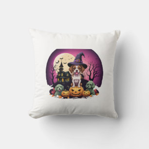 Halloween Dog Fall Lovers Cushion