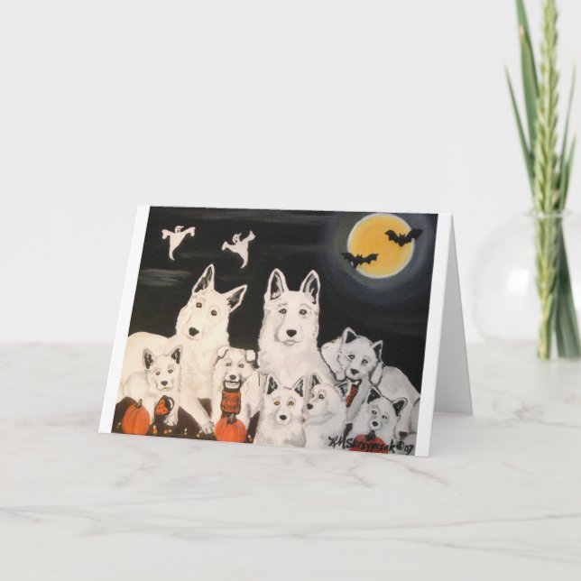 Halloween Dog Family Card (Front)